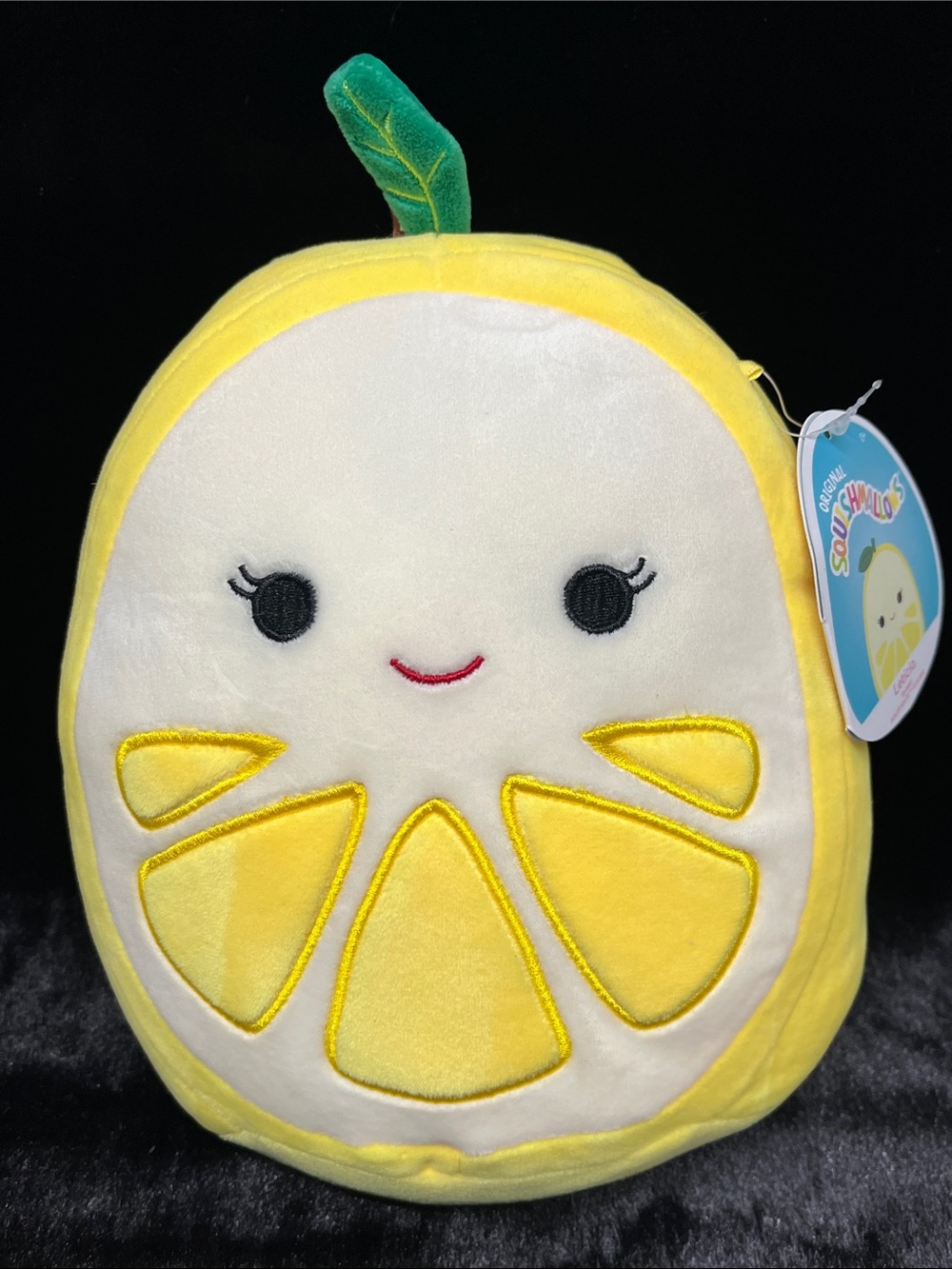 Squishmallows Leticia Lemon Plush - Yellow & Cream 10”